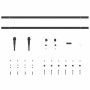 Kit de puerta corredera de armario acero carbono 213 cm de , Accesorios de bricolaje - Ref: Foro24-4009686, Precio: 21,62 €, ...