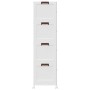 Caja de almacenaje apilable con ruedas 4niveles 75L de , Carretillas de carga - Ref: Foro24-4012372, Precio: 114,73 €, Descue...