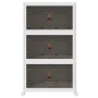 Caja de almacenaje apilable con ruedas 3 niveles 75 L de , Carretillas de carga - Ref: Foro24-4012370, Precio: 90,06 €, Descu...