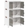 Caja de almacenaje apilable con ruedas 3 niveles 75 L de , Carretillas de carga - Ref: Foro24-4012370, Precio: 90,06 €, Descu...