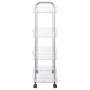 Carro de almacenamiento 4 niveles transparente 37x28x95 cm de , Carretillas de carga - Ref: Foro24-4012379, Precio: 35,27 €, ...