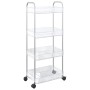 Carro de almacenamiento 4 niveles transparente 37x28x95 cm de , Carretillas de carga - Ref: Foro24-4012379, Precio: 35,27 €, ...
