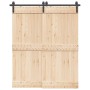 Kit de herrajes para puertas correderas acero negro 183 cm de , Artículos para puertas - Ref: Foro24-4009736, Precio: 79,53 €...