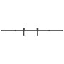 Kit de herrajes para puertas correderas acero negro 213,5 cm de , Artículos para puertas - Ref: Foro24-4009715, Precio: 78,69...