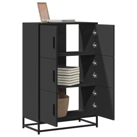 Aparador alto madera de ingeniería y metal 68x35x106,5 cm de , Aparadores - Ref: Foro24-849069, Precio: 106,32 €, Descuento: %