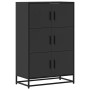 Aparador alto madera de ingeniería y metal 68x35x106,5 cm de , Aparadores - Ref: Foro24-849069, Precio: 106,32 €, Descuento: %