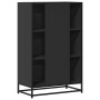 Aparador alto madera de ingeniería y metal 68x35x106,5 cm de , Aparadores - Ref: Foro24-849069, Precio: 106,32 €, Descuento: %