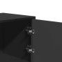 Aparador alto madera de ingeniería y metal 68x35x106,5 cm de , Aparadores - Ref: Foro24-849069, Precio: 106,32 €, Descuento: %