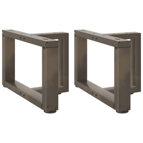 Patas de mesa centro forma T 2uds acero natural 40x25x(30-31)cm de , Patas para mesas - Ref: Foro24-4013007, Precio: 74,38 €,...