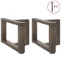 Patas de mesa centro forma T 2uds acero natural 40x25x(30-31)cm de , Patas para mesas - Ref: Foro24-4013007, Precio: 74,38 €,...