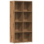 Estantería de madera ingeniería roble artisan 66x30x130 cm de , Librerías y estanterías - Ref: Foro24-855779, Precio: 87,65 €...