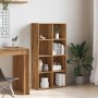 Estantería de madera ingeniería roble artisan 66x30x130 cm de , Librerías y estanterías - Ref: Foro24-855779, Precio: 87,65 €...