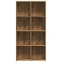 Estantería de madera ingeniería roble artisan 66x30x130 cm de , Librerías y estanterías - Ref: Foro24-855779, Precio: 87,65 €...