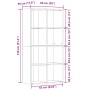 Estantería de madera ingeniería roble artisan 66x30x130 cm de , Librerías y estanterías - Ref: Foro24-855779, Precio: 87,65 €...