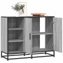 Aparador de madera de ingeniería gris Sonoma 92x35x76 cm de , Aparadores - Ref: Foro24-849022, Precio: 116,16 €, Descuento: %