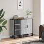 Aparador de madera de ingeniería gris Sonoma 92x35x76 cm de , Aparadores - Ref: Foro24-849022, Precio: 116,16 €, Descuento: %