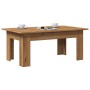 Mesa de centro madera de ingeniería roble artisan 100x60x42 cm de , Mesas de centro - Ref: Foro24-855959, Precio: 57,81 €, De...