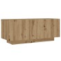 Mueble de TV luces LED madera roble artisan 260x35x40 cm de , Muebles TV - Ref: Foro24-3329168, Precio: 236,33 €, Descuento: %