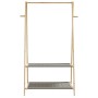 Perchero con estantes bambú 96x45,5x150,5 cm de , Organizadores de vestidores y perchas de barra - Ref: Foro24-4008910, Preci...