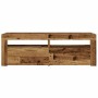 Mesitas de noche con luces LED 2 uds madera vieja 60x35x40 cm de , Mesitas de noche - Ref: Foro24-3329161, Precio: 76,54 €, D...