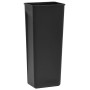 Cubo basura con pedal antihuellas 30L gris acero inoxidable de vidaXL, Cubos de la basura y papeleras - Ref: Foro24-149572, P...