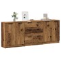 Aparadors 3 uds madera de ingeniería envejecida 60x30x70 cm de , Aparadores - Ref: Foro24-3329225, Precio: 203,01 €, Descuent...