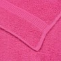 Toallas 4 uds 100% algodón rosa 100x200 cm 600 gsm de , Toallas - Ref: Foro24-137059, Precio: 57,86 €, Descuento: %