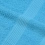 Toallas 4 uds 100% algodón turquesa 100x200 cm 600 gsm de , Toallas - Ref: Foro24-136987, Precio: 63,80 €, Descuento: %