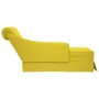 Chaise longue respaldo reposabrazos derecho terciopelo amarillo de , Divanes - Ref: Foro24-4009788, Precio: 133,11 €, Descuen...