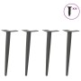 Patas para mesa de centro cónicas 4 uds acero antracita 30-31cm de , Patas para mesas - Ref: Foro24-4012510, Precio: 37,84 €,...