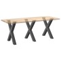Patas para mesa de comedor en forma de X 3 uds antracita acero de , Patas para mesas - Ref: Foro24-4012990, Precio: 150,38 €,...