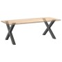 Patas para mesa de comedor en forma de X 2 uds antracita acero de , Patas para mesas - Ref: Foro24-4012986, Precio: 121,62 €,...