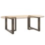 Patas de mesa centro forma T 2uds acero natural 70x25x(42-43)cm de , Patas para mesas - Ref: Foro24-4013039, Precio: 88,80 €,...