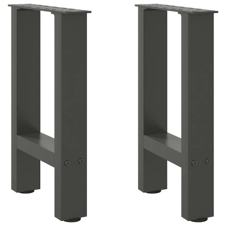 Patas de mesa de centro antracita 2 unidades 38x(42-43)cm acero de , Patas para mesas - Ref: Foro24-4013278, Precio: 58,61 €,...