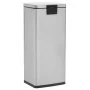 Mülleimer mit Anti-Fingerprint-Pedal 30L aus silbernem Edelstahl von vidaXL, Mülltonnen und Mülltonnen - Ref: Foro24-149571, ...