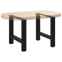 Patas de mesa de centro acero negro 2 uds 60x(42-43) cm de , Patas para mesas - Ref: Foro24-4013284, Precio: 65,80 €, Descuen...