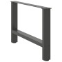 Patas de mesa de centro antracita 2 unidades 70x(42-43)cm acero de , Patas para mesas - Ref: Foro24-4013290, Precio: 71,56 €,...