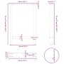 Patas de mesa de centro acero blanco 2 uds 50x(72-73) cm de , Patas para mesas - Ref: Foro24-4013301, Precio: 86,64 €, Descue...