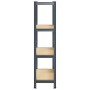 Estantería de 4 baldas acero y madera contrachapada antracita de , Estanterías industriales - Ref: Foro24-4016936, Precio: 40...