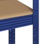 Estanterías de 5 baldas 3 uds madera contrachapada y acero azul de , Estanterías industriales - Ref: Foro24-4016941, Precio: ...