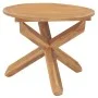 Mesa de comedor de jardín madera maciza de teca Ø90x75 cm de vidaXL, Mesas de jardín - Ref: Foro24-316168, Precio: 222,06 €, ...