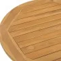 Mesa de comedor de jardín madera maciza de teca Ø90x75 cm de vidaXL, Mesas de jardín - Ref: Foro24-316168, Precio: 222,06 €, ...