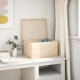 Caja de madera con tapa y asas madera maciza pino 40x30x23 cm de , Cestas para almacenaje - Ref: Foro24-4017392, Precio: 51,0...