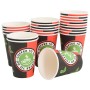 Tazas de café de papel 1000 uds 12oz 300ml rojo y negro de , Vasos desechables - Ref: Foro24-4102788, Precio: 72,18 €, Descue...