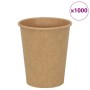 Tazas de café de papel 1000 uds 8oz 200ml marrón de , Vasos desechables - Ref: Foro24-4102795, Precio: 79,12 €, Descuento: %