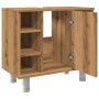 Armario de baño madera contrachapada roble artisan 60x32x53,5cm de , Muebles de baño - Ref: Foro24-856145, Precio: 64,69 €, D...