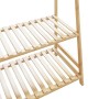 Perchero con estantes bambú 110x40x180 cm de , Organizadores de vestidores y perchas de barra - Ref: Foro24-4008925, Precio: ...
