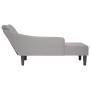 Chaise longue con reposabrazos derecho tela gris nube de , Divanes - Ref: Foro24-4009805, Precio: 143,03 €, Descuento: %