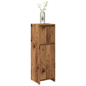 Armario de baño madera contrachapada envejecida 30x30x95 cm de , Muebles de baño - Ref: Foro24-856061, Precio: 54,10 €, Descu...