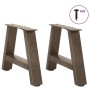 Patas de mesa de centro forma A 2uds acero 40x(30-31) cm de , Patas para mesas - Ref: Foro24-4012815, Precio: 51,36 €, Descue...